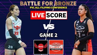 Petro Gazz vs Chery Tiggo  GAME 2 Battle for BRONZE  PVL LIVE Scoreboard  2024 AFC  MAY 12 [upl. by Llennyl754]