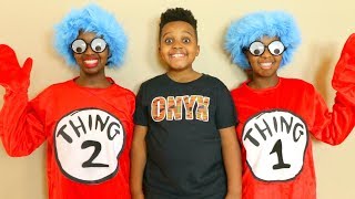 THING 1 AND THING 2 Come To Visit  Onyx Kids [upl. by Arvind]