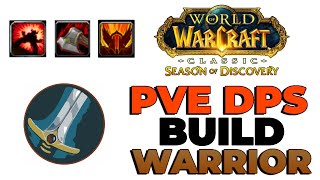 Warrior PvE DPS Build Season of Discovery  Wolrd of Warcraft [upl. by Anika484]