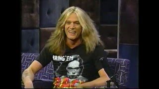 Sebastian Bach Late Night WIth Conan OBrien 2000 [upl. by Halilak]