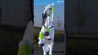 My new flea bitten horse what should I name her she’s a mare btw horse roblox shorts [upl. by Yot]