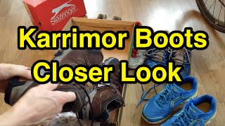 Karrimor Mount Low 7 Weathertite Boots Closer Look [upl. by Janetta681]