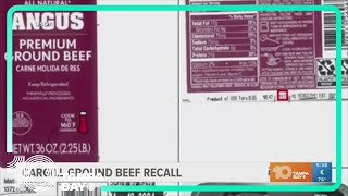 Cargill ground beef recall [upl. by Enyawud242]