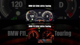 BMW G30 530d vs BMW F10 535d  100200 kmh Acceleration bmw acceleration [upl. by Eatnuahs149]