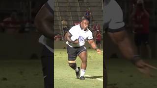 Great effort from the big man 🙌 Rugby Shorts PacificNationsCup [upl. by Scopp]