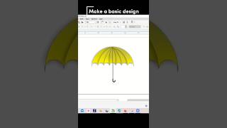 Make a basic design  How to make an Umbrella shorts [upl. by Htirehc]