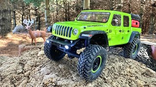 NEW Course DOUBLED in SIZE  Axial SCX24 Jeep Gladiator [upl. by Artenal759]