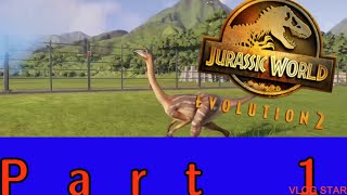 Struthiomimus  Jurassic World Evolution 2 Sandbox  Part 1 Xbox Gameplay [upl. by Heilman]