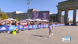 Tigst Assefa New Marathon World Record  2023 at the BMW BERLIN MARATHON [upl. by Lienahs496]