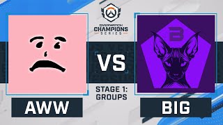 OWCS EMEA Stage 1  Groups Day 4  AWW YEAH vs Bingus [upl. by Argela]