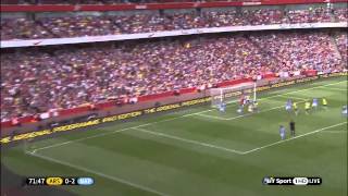 Olivier Giroud Fantastic Overhead Kick Goal Arsenal vs Napoli 12 HD Emirates Cup 2013 [upl. by Dnalyag]