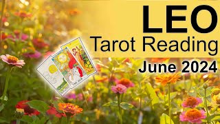 LEO TAROT READING quotA MESSAGE THAT CHANGES EVERYTHING LEOquot June 2024 tarotreading monthlytarot [upl. by Ahsirpac]