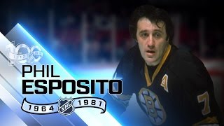 Phil Esposito was recordsetting goal scorer [upl. by Auhso]