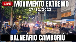 MOVIMENTO EXTREMO em Balneário Camboriú 27122023 [upl. by Nnarefinnej952]