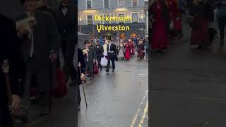 Dickensian people at Ulverston Christmas market [upl. by Polito]