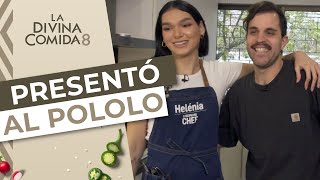 quotTENGO UN AYUDANTEquot Helénia Melán presentó a su nuevo pololo en La Divina Comida [upl. by Ifok]