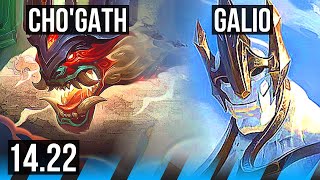 ChoGath Jungle  Insane HP Build with Warmogs Armor  OP ChoGath Gameplay [upl. by Koller]