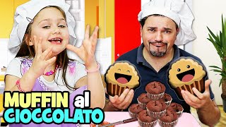 MUFFIN AL CIOCCOLATO di MARTA  Ricetta facile e divertente [upl. by Analihp]