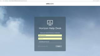 VMware Horizon 7 v72 Help Desk Tool  Feature Walkthrough [upl. by Gavrah]