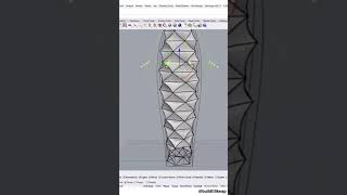 Modeling a Skyscraper in Rhino 3D Architectural Modeling Tutorial  shorts rhino3d architecture [upl. by Dillon]