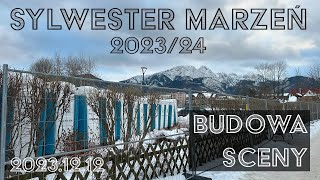 🔴Sylwester Marzeń TVP 20232024 Zakopane Budowa sceny  20231212 ASMR [upl. by Mohorva]