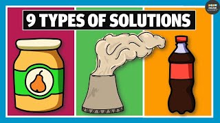 9 Types of Solution  Chemistry [upl. by Sadnak]