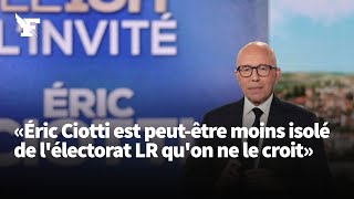 «Éric Ciotti est peutêtre moins isolé de lélectorat LR quon ne le croit» [upl. by Ycnahc]