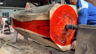 Master Woodworker Reveals 2024s Hottest Blood Red Color Trend [upl. by Hoo]