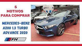 MERCEDESBENZ A200 ADVANCE ANO 2020 Com apenas 35000 kms muito luxo com consumo de popular [upl. by Hairabez]