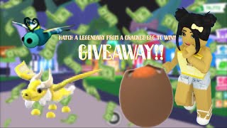 Hatch a Legendary from Cracked Egg to win Adopt Me [upl. by Picardi]