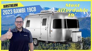 Most AFFORDABLE 19 Airstream Camper Trailer  2023 Bambi 19CB [upl. by Namas]