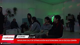 Inauguran Sala de Estimulación Multisensorial en la Escuela España [upl. by Lian]