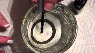 Water Marble Nail tutorial for beginners [upl. by Hoseia487]