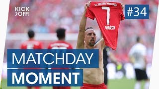 Riberys last goal for Bayern  The dream farewell [upl. by Drofliw]