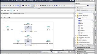 How to Blink Lights in Ladder Logic  Siemens PLC Programming [upl. by Anomer218]