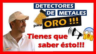 👉 Consejos para comprar el MEJOR DETECTOR DE ORO 🥇 [upl. by Tnirb]