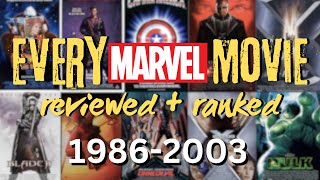 EVERY Theatrical Marvel Movie RANKED Part 1 [upl. by Lyrak186]