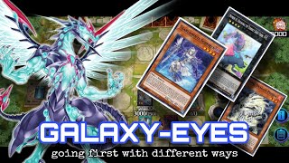 GALAXYEYES DECK FOR MASTER RANK  YUGIOH MASTER DUEL [upl. by Sansbury363]