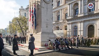 Armistice Day 2023 at the Cenotaph [upl. by Notwen]