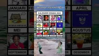 Kalender Drama 2024 🫡 meme shorts [upl. by Ettenad581]