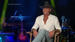 Tim McGraw on new Standing Room Only album and tour  Extended AP interview [upl. by Htebharas]