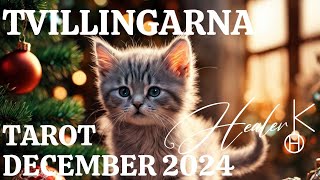 Tvillingarna ♊️ December 2024 Tarot  Healer K [upl. by Paula414]