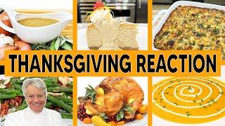 Reacting To My Favorite Thanksgiving Recipes   Chef JeanPierre Reacts [upl. by Noillimaxam]