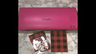 Requested Pink Swingline Laminator Review  Demo [upl. by Certie]