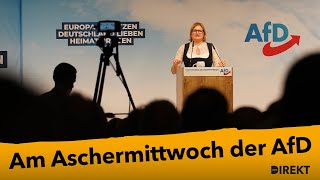 AfDAschermittwoch Starkes Zeichen des Zusammenhalts [upl. by Nattie]