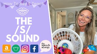 HOW TO SAY quotSquot SOUND AT HOME SPEECH THERAPY EXERCISES Speech Therapy for Toddler Lisp w Hand Cues [upl. by Cleodell284]