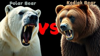 The Ultimate Bear Battle Kodiak vs Polar [upl. by Etnuhs627]