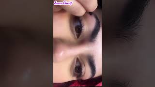 عملت حواجبي سارة الشريف مكياج Sarra Cherif Makeup Tutorial Sarra Cherif Fallujah S02 Fallouja 2 [upl. by Dilly513]