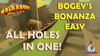 Walkabout Mini Golf All Holes In One  Bogeys Bonanza Easy [upl. by Cha]