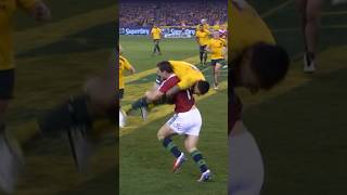 When George North PICKED UP Israel Folau 🤯 Rugby GeorgeNorth LionsRugby [upl. by Nelo832]